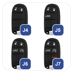 Jeep, Fiat J4, J5, J6, J7 key