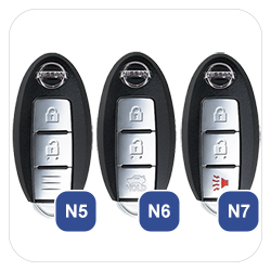 Clé Nissan N5, N6, N7