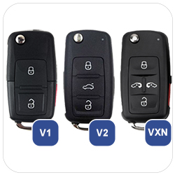 Volkswagen, Skoda, Seat V2, V1, VXN Schlüssel
