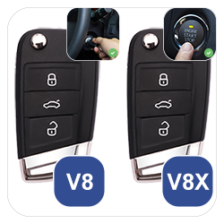 Volkswagen V8X, V8 key